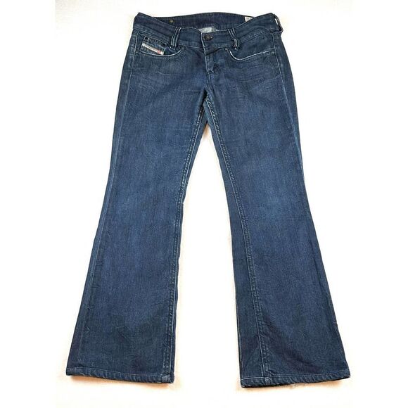 Diesel Dark Blue Louvely Stretch Denim Jeans Women's W: 28 L: 32 Read‎ - Picture 1 of 12